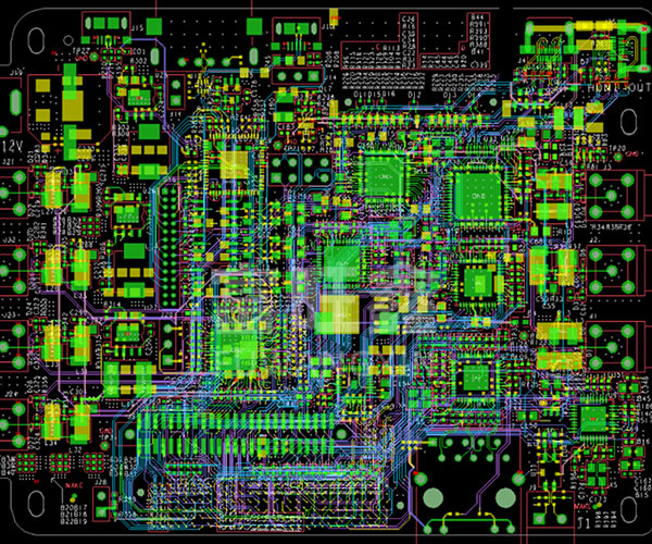 PCB design of assisted driving system